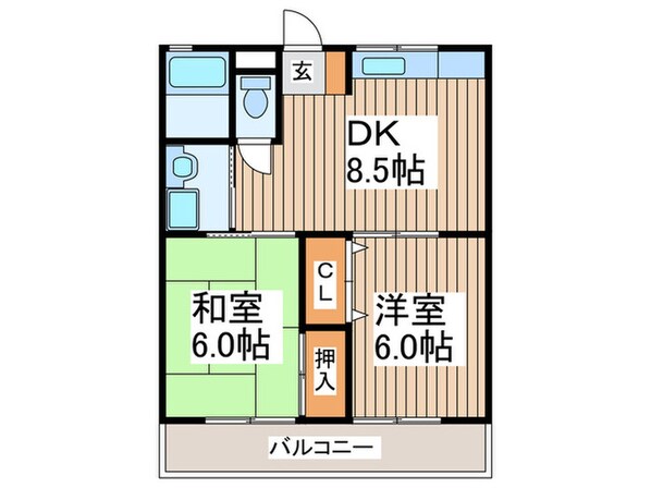 メゾンＹＫの物件間取画像